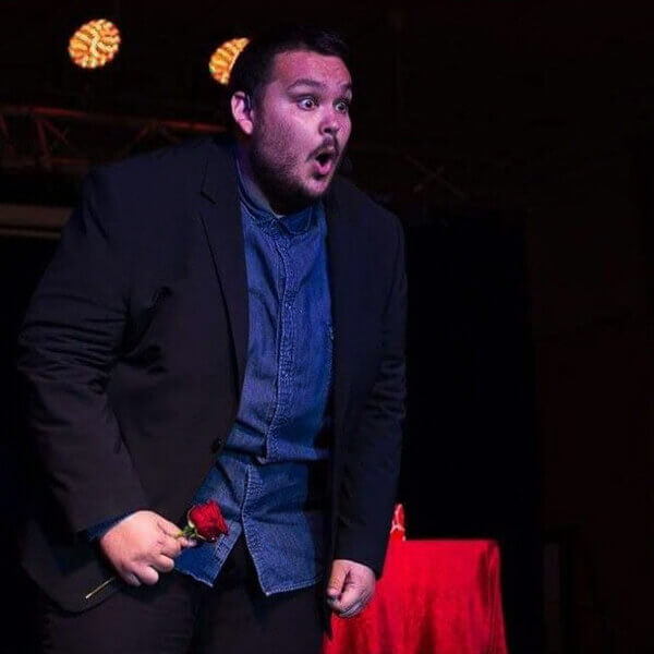 John Back Magicien close-up, Toulon, France